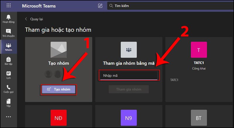 Giao diện phòng họp trực tuyến