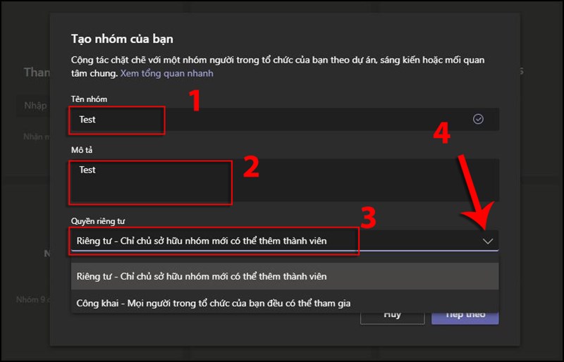 Phân quyền thành viên