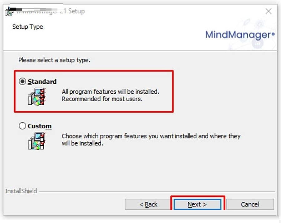 Bước cài đặt MindManager 8.0 - 9