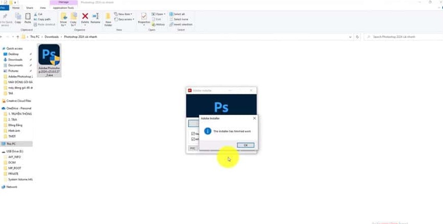Bước cài đặt Photoshop AI Beta 6
