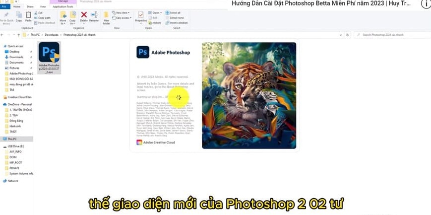 Bước cài đặt Photoshop AI Beta 7
