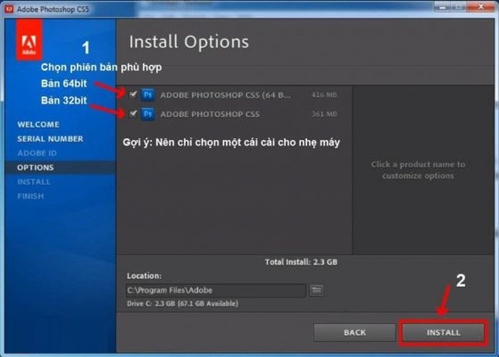 Giao diện Photoshop CS5 Portable 3