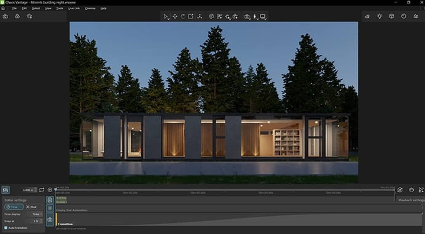 Giao diện render chất lượng cao