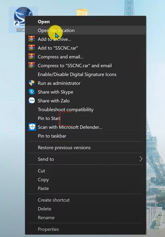 Cài đặt SSCNC bước 10
